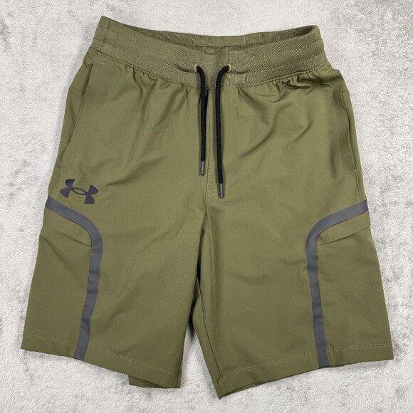 Under Armour Mens Sportstyle Elite Activewear Cargo Shorts Athletic Stretch Gym - Picture 1 of 7